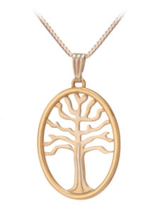 This classic 14k yellow gold “Tree of Life” pendant is one you might choose to wear forever.  It suggests such warmth and connection to our beautiful earth and her inhabitants. call for pricing (#437-00486)
