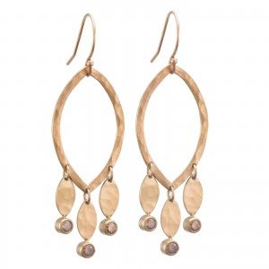 Accent the cognac diamond leaf necklace with these airy 14k yellow gold leaf earrings.  Each brushed gold leaf is set with a cognac or brilliant white diamond (043 ctw.) call for pricing (#150-00686)

